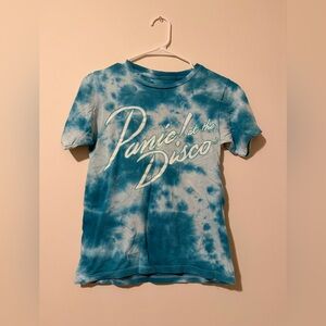 Panic! at the Disco Tie Dye Graphic Band Tee 100% Cotton